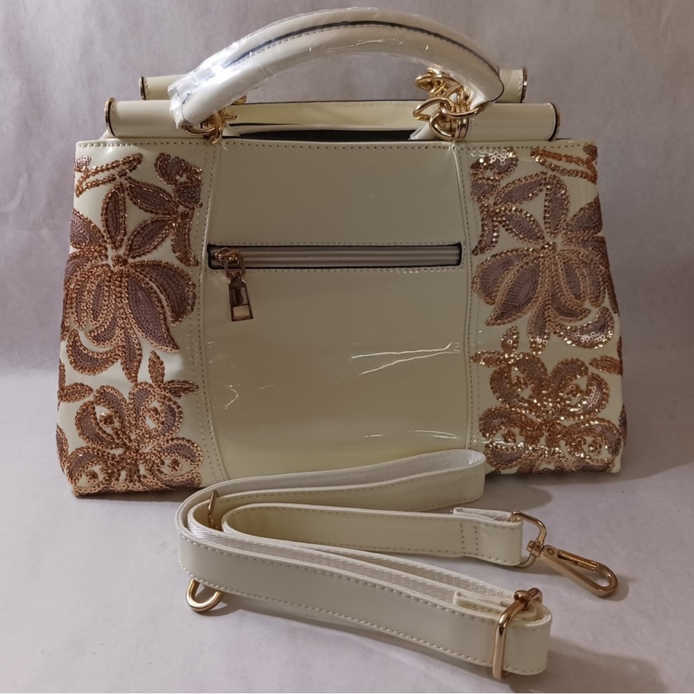 FuDai Women Embroidery Handbags Top-handle Bags Tote Satchel Shoulder Bags